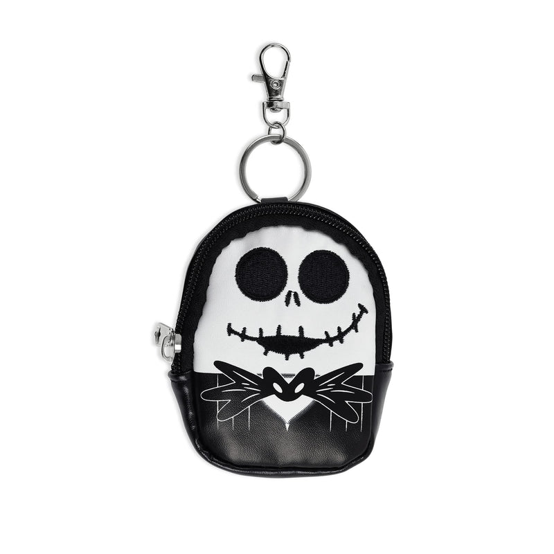 Disney The Nightmare Before Christmas Black and White Mini Backpack Keychain