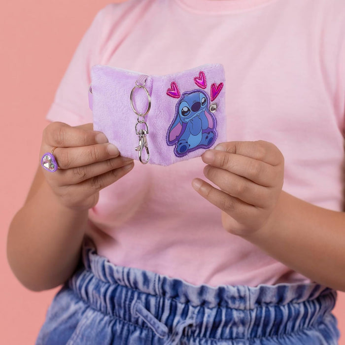 Disney Stitch GH00340RL.PH - Mini diario de viaje con diseño de corazón rosa para niños, Pink, Talla única, Casual