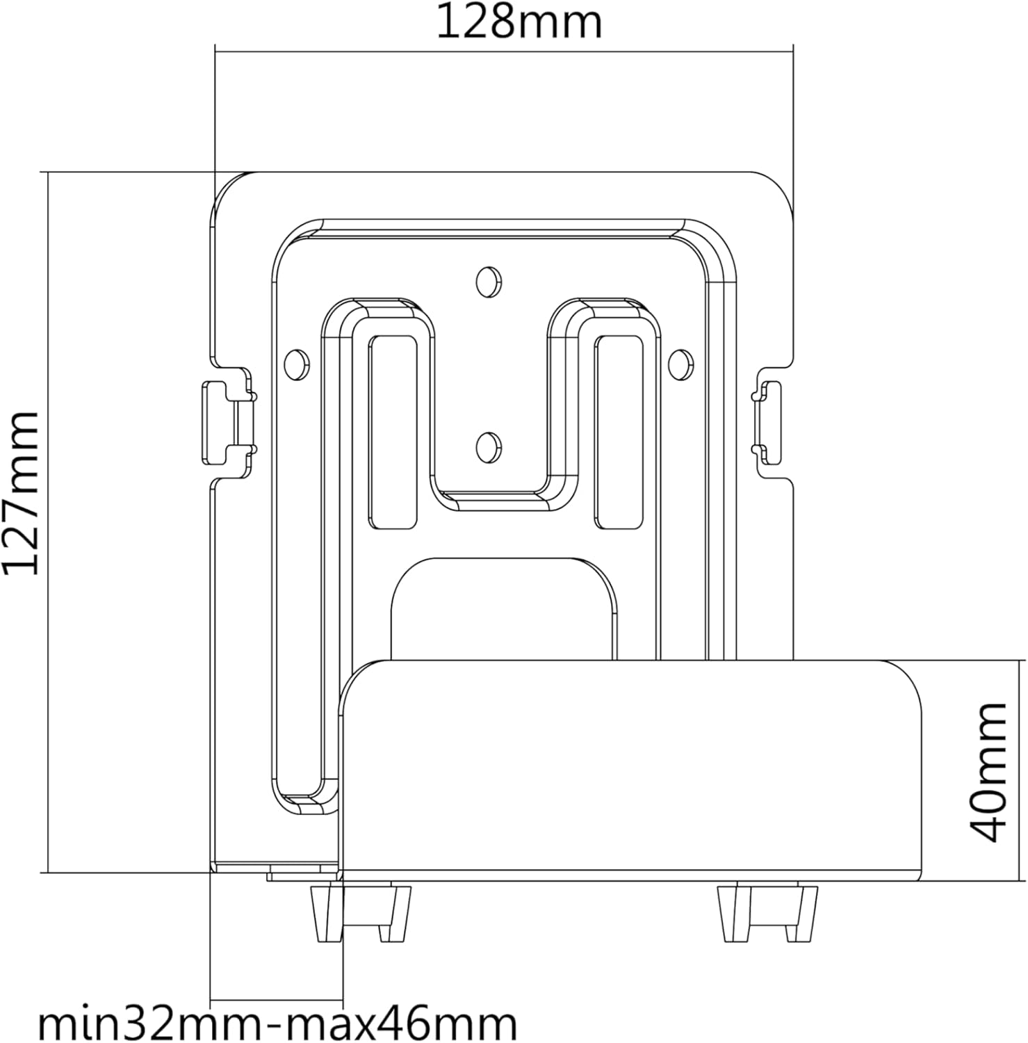Equip 650896 Universal Media Player Mount