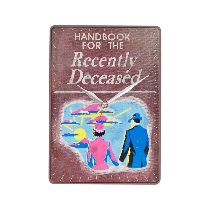 Beetlejuice Brown Handbook Design Wall Clock BJC3011