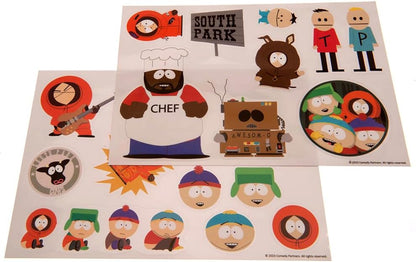South Park Sticker Set, Über 50 Aufkleber im Design von Cartman, Kenny & Co., Offizielles Merch one size Mehrfarbig