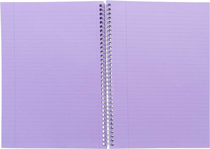 Pukka Pad, Irlen Jotta Pad A4 Notebook 3-Pack – Wire Bound Notepad 200 Pages of 80GSM Coloured FSC Certified Lined Paper – Designed for Visual Perception Difficulties – 29.7 x 23cm