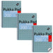 Pukka Pad, A5 Dotted Metallic Jotta Book for Graphing, Art, Bullet Journaling – 3 Pack – 21 x 14.8cm – Wirebound Notebook with 80GSM Paper – 4-Hole Margins and Perforation - 200 Pages, Grey