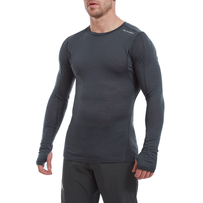 Altura Merino 50 Long Sleeve Unisex  Baselayer 2021 Navy XS/S