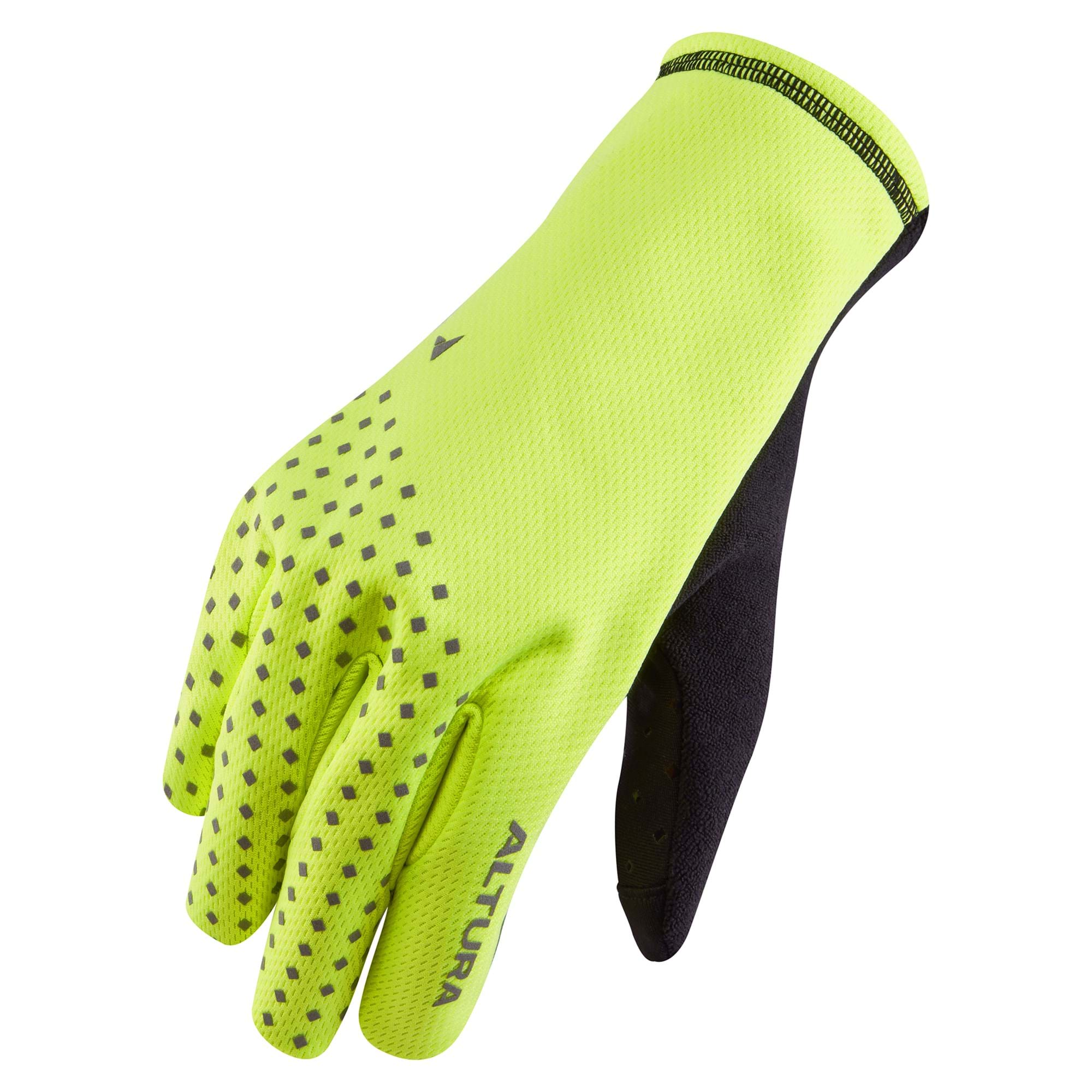 Altura Nightvision Unisex Windproof Fleece Cycling Gloves 2021 Yellow M