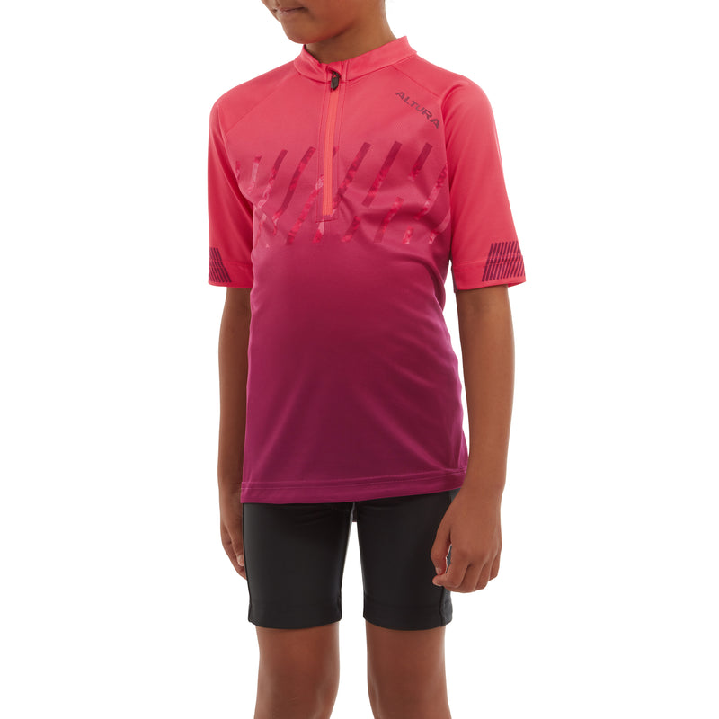 Altura Kids Airstream Short Sleeve Cycling Jersey 2022 Pink 5-6 Years