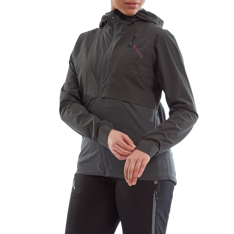 Altura Esker Women's Waterproof Packable Jacket 2022 Carbon 8