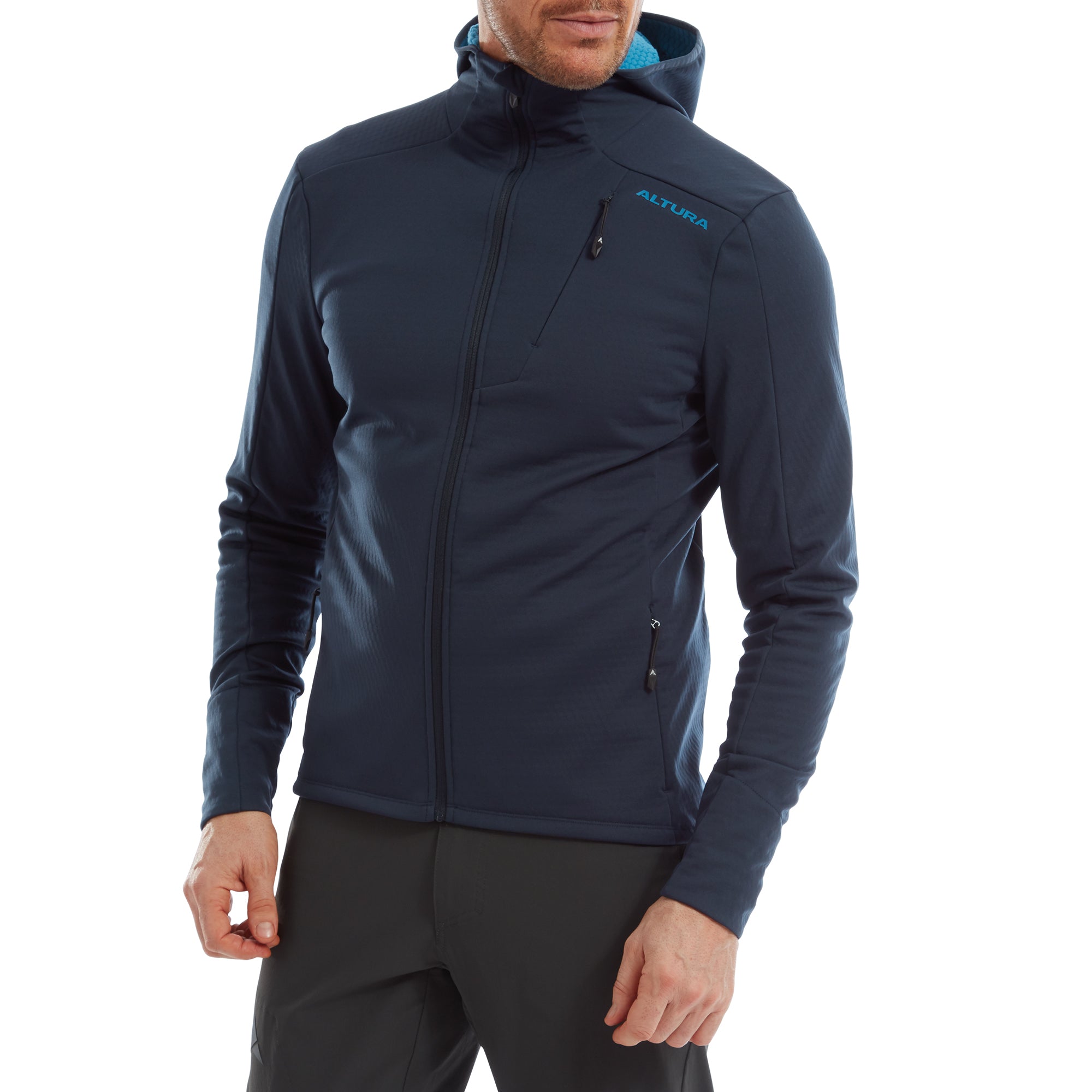 Altura Cave Men's Softshell Cycling Hoodie 2022 Navy/Blue S