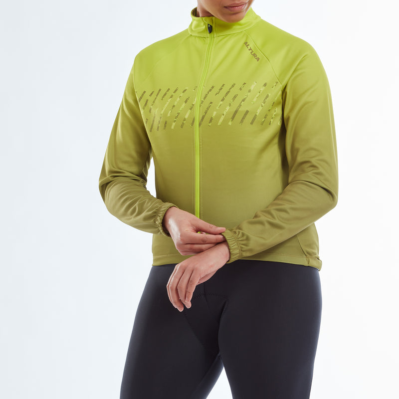 Altura Airstream Women's Long Sleeve Jersey 2022 Lime 12