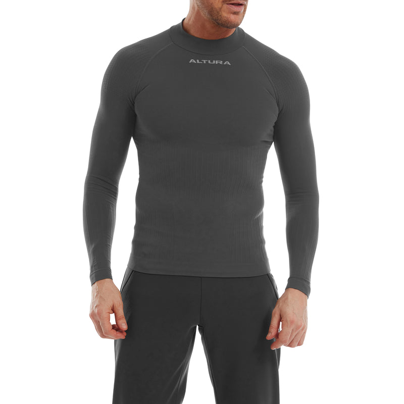 Altura Tempo Seamless Long Sleeve Baselayer 2022 Charcoal XS/S