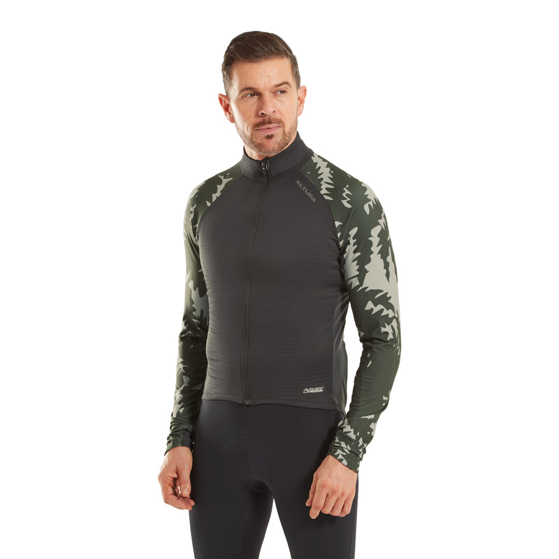 Altura Icon Men's Long Sleeve Jersey 2023 Dark Olive XL