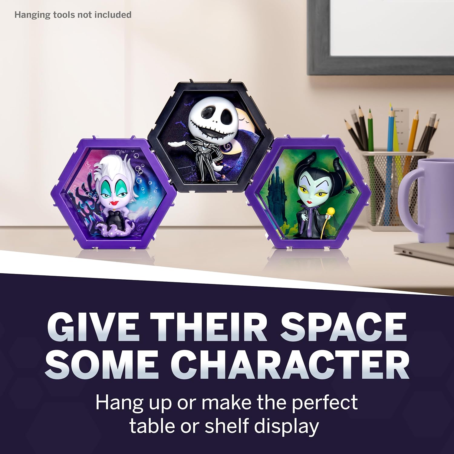 WOW! PODS 4D Disney Maleficent | Unique Connectable Collectable Bobble-head figure that Bursts from their World into Yours | Wall or Shelf Display | Disney Toys and Gifts | Series 1 no. 497