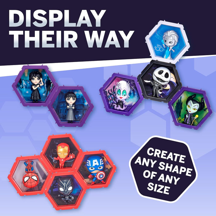 WOW! PODS 4D Disney Maleficent | Unique Connectable Collectable Bobble-head figure that Bursts from their World into Yours | Wall or Shelf Display | Disney Toys and Gifts | Series 1 no. 497