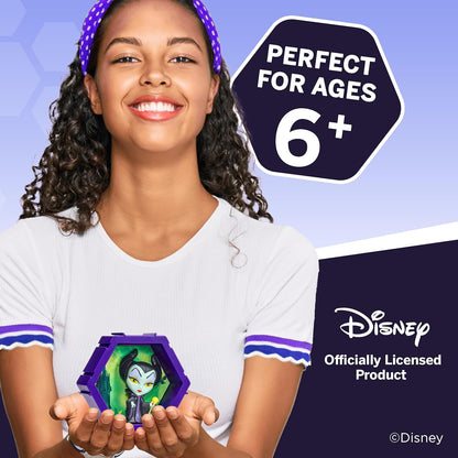 WOW! PODS 4D Disney Maleficent | Unique Connectable Collectable Bobble-head figure that Bursts from their World into Yours | Wall or Shelf Display | Disney Toys and Gifts | Series 1 no. 497