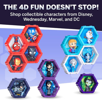WOW! PODS 4D Disney Maleficent | Unique Connectable Collectable Bobble-head figure that Bursts from their World into Yours | Wall or Shelf Display | Disney Toys and Gifts | Series 1 no. 497