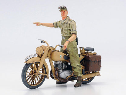 TAMIYA 25208 1:35 German PzKpfw.IV AUSF.F with Krad DAK Model Building Plastic Kit, Hobby, Crafts, Gluing, Model Kit, Model, Assembling