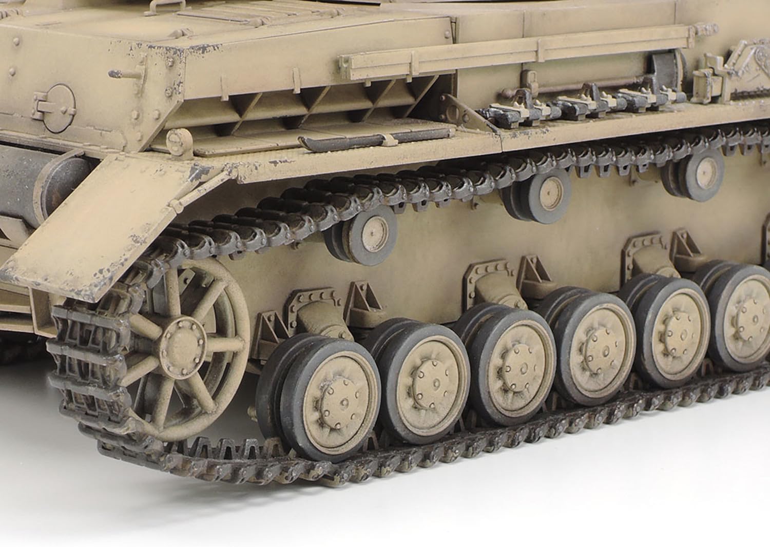 TAMIYA 25208 1:35 German PzKpfw.IV AUSF.F with Krad DAK Model Building Plastic Kit, Hobby, Crafts, Gluing, Model Kit, Model, Assembling