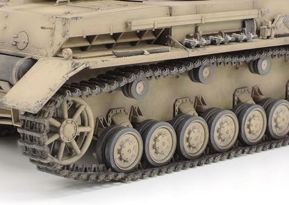 TAMIYA 25208 1:35 German PzKpfw.IV AUSF.F with Krad DAK Model Building Plastic Kit, Hobby, Crafts, Gluing, Model Kit, Model, Assembling