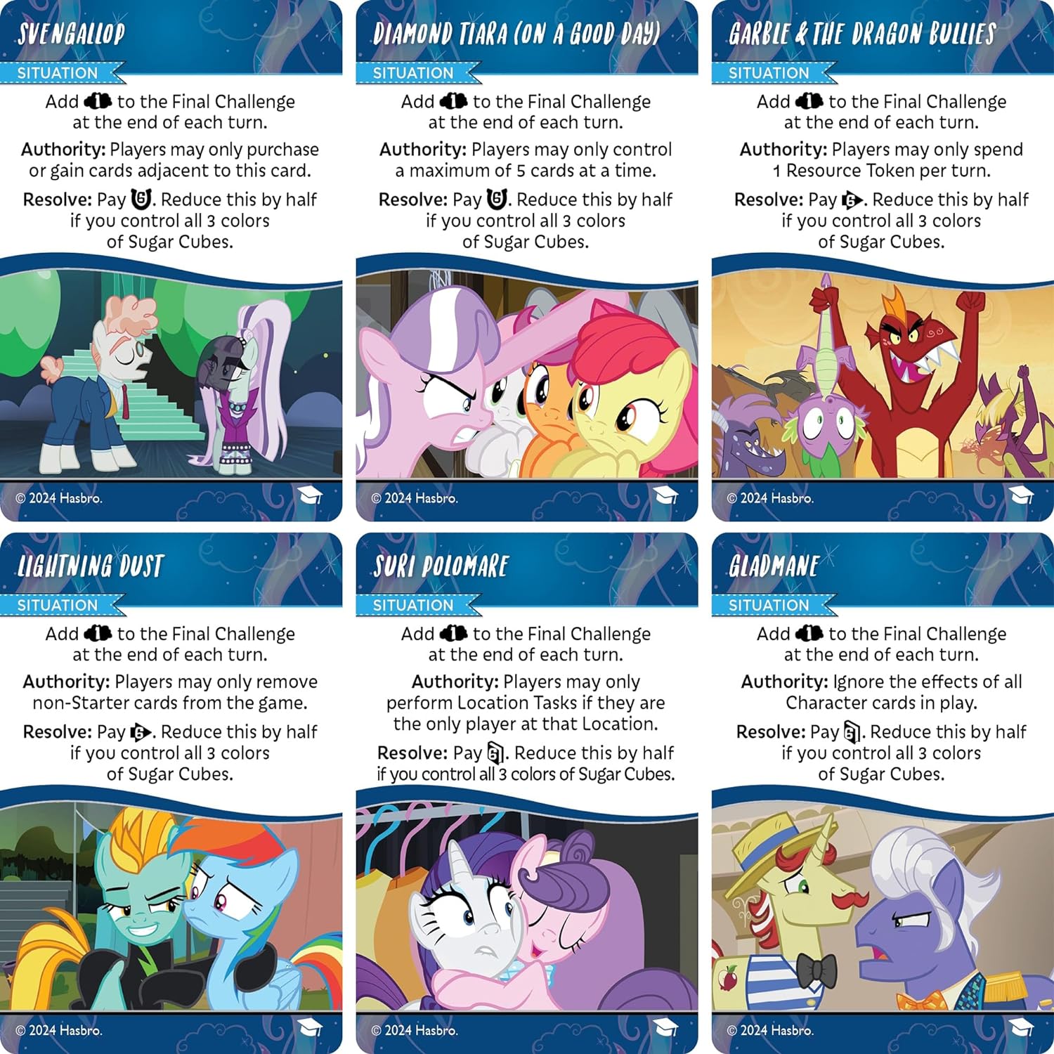 Renegade Game Studios: My Little Pony Deck-Building Game - Scholarly Shenanigans Expansion - More Locations & Challenges, Ages 14+, 1-4 Players