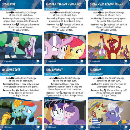 Renegade Game Studios: My Little Pony Deck-Building Game - Scholarly Shenanigans Expansion - More Locations & Challenges, Ages 14+, 1-4 Players