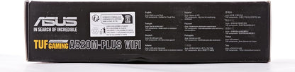 Asus TUF GAMING A520M-PLUS WIFI, AMD A520, AM4, Micro ATX, 4 DDR4, VGA, HDMI, DP, AC Wi-Fi, 1x M.2