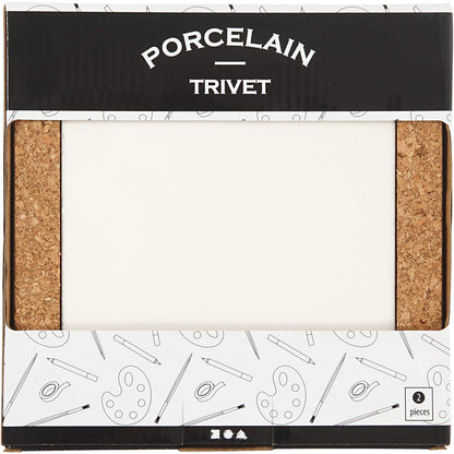 Trivet with cork frame