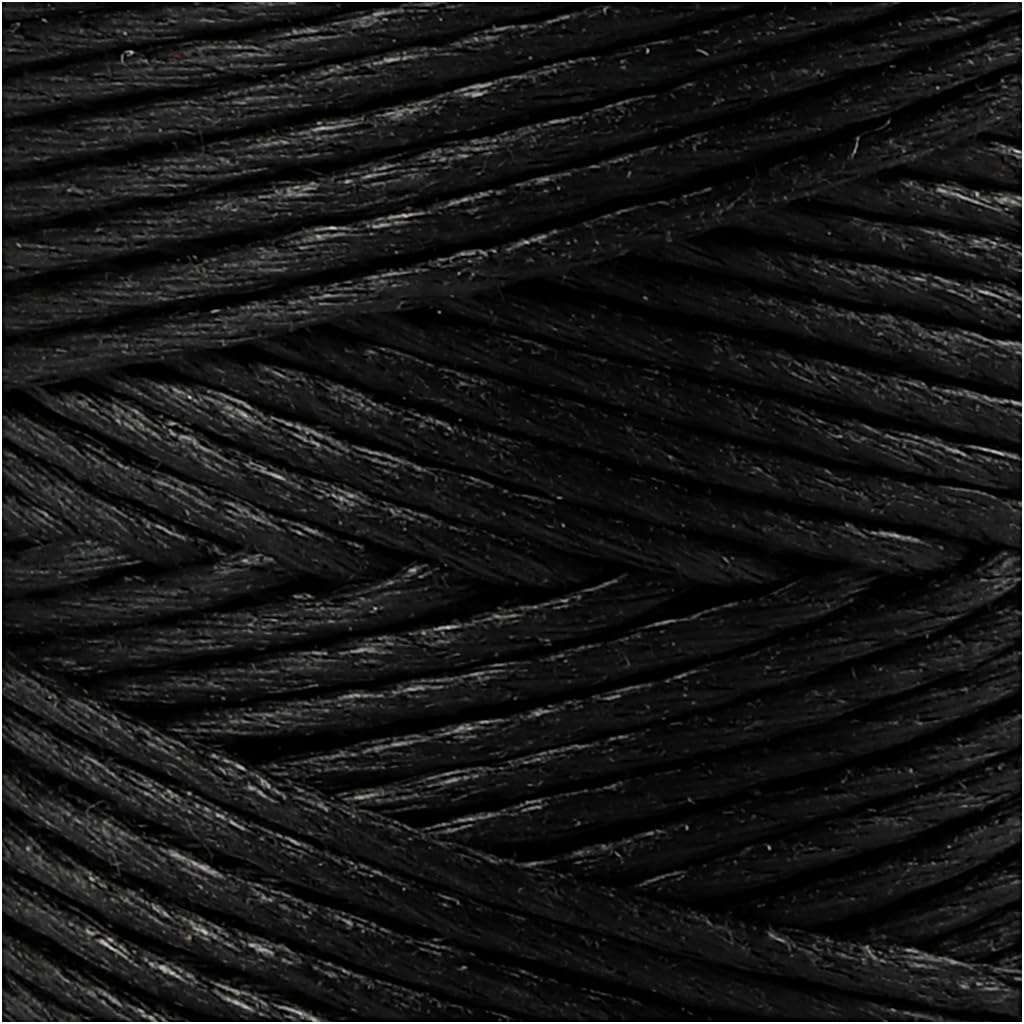 Creative 503483 Bamboo Cord, Black, 65 m Length, 1 mm Thickness