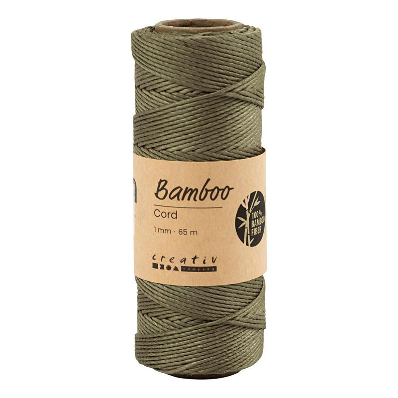 Bamboo Twine Spool - Choice of Colours - 1 mm - 65 m