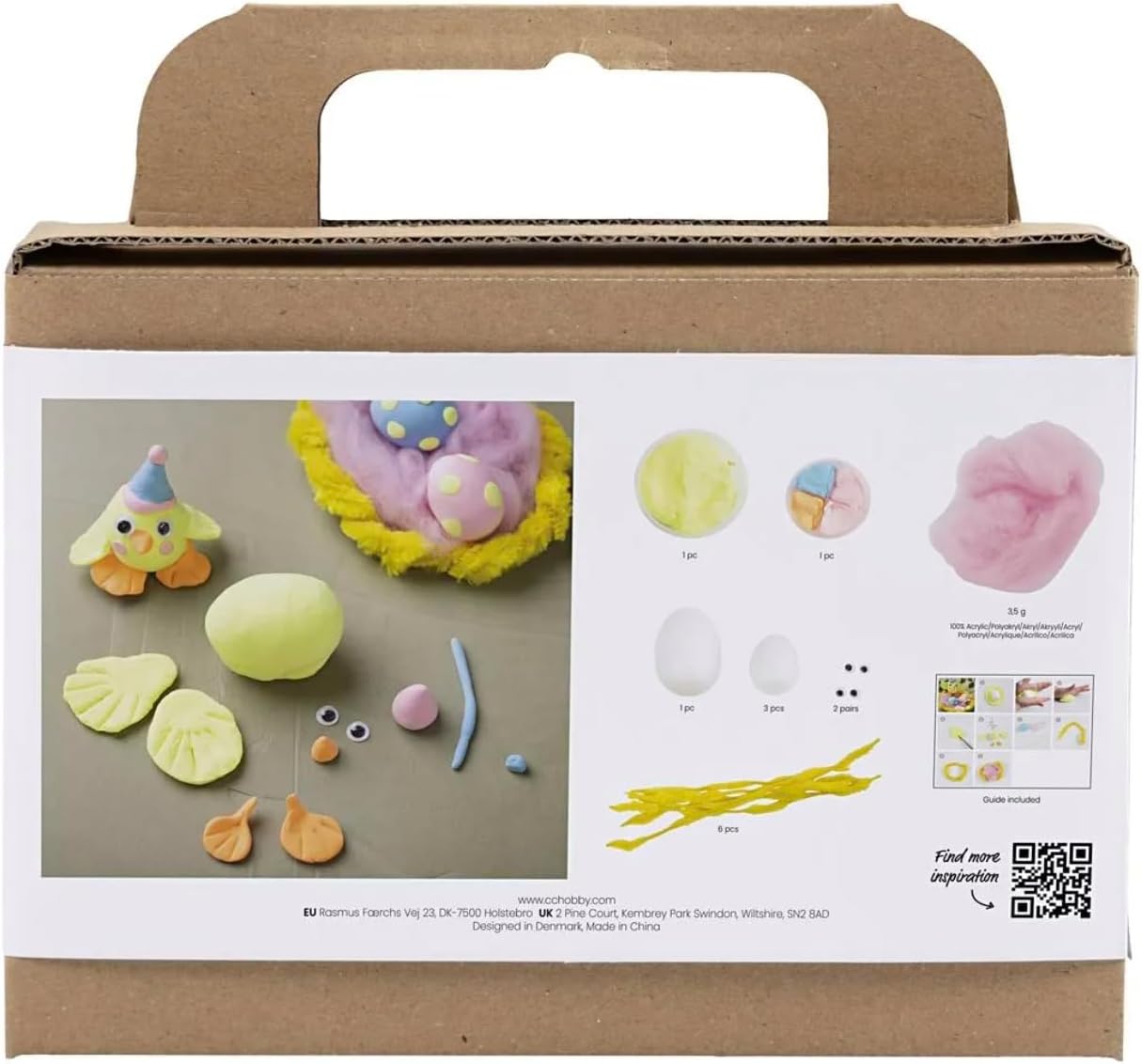 Creativ Kunst- en knutselbenodigdheden, pastelroze, eenheidsmaat