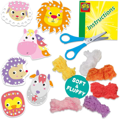 SES Creative Fluffy Loops - Soft Yarn Animals
