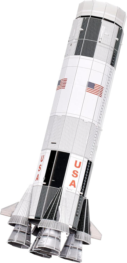 German Level 00250 3D Puzzle Apollo 11 Saturn V Rocket Paper Craft