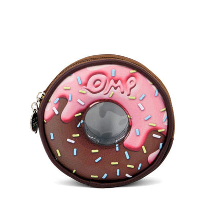 Oh My Pop Choconut-Round Purse Coin Pouch, 12 cm, Multicolour