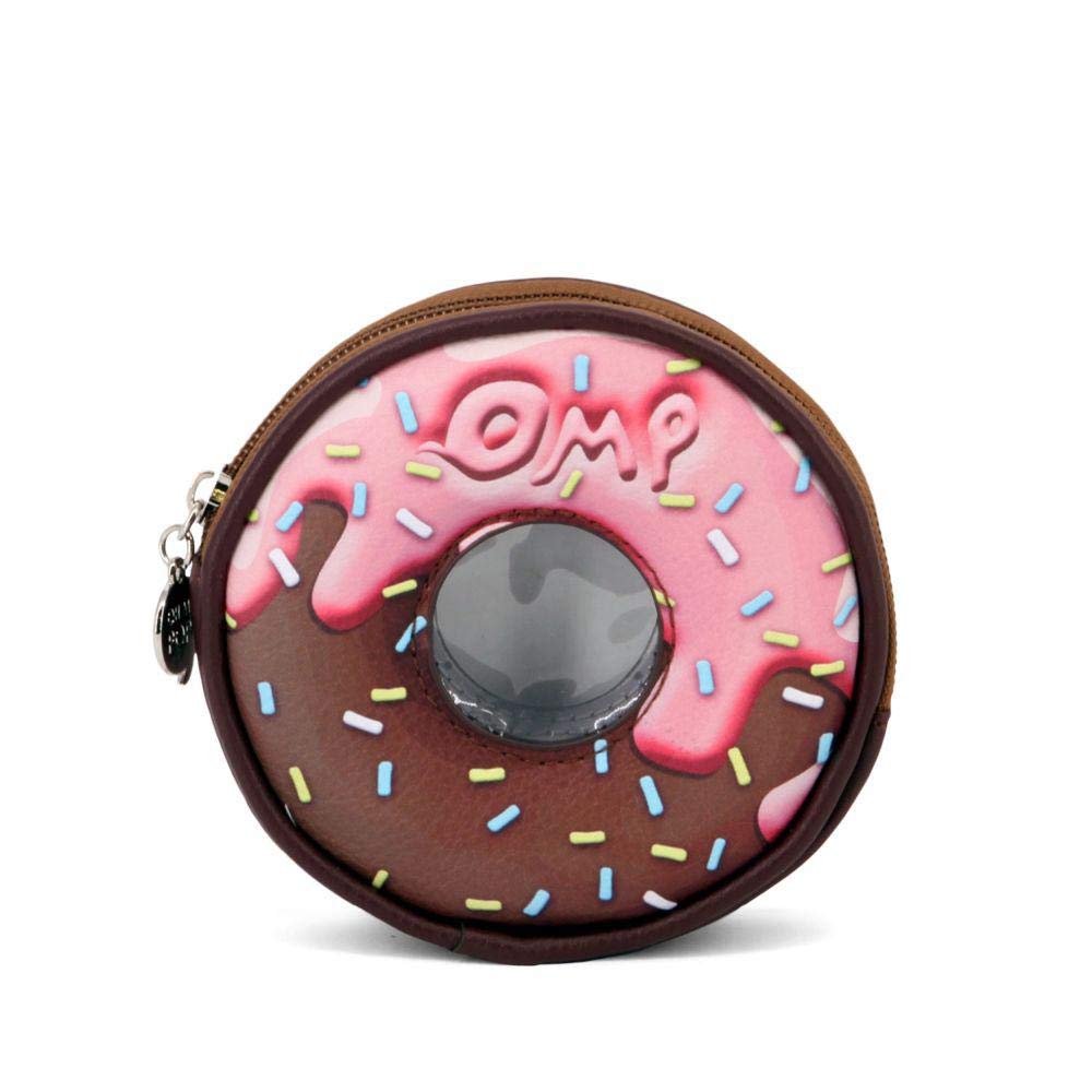Oh My Pop Choconut-Round Purse Coin Pouch, 12 cm, Multicolour