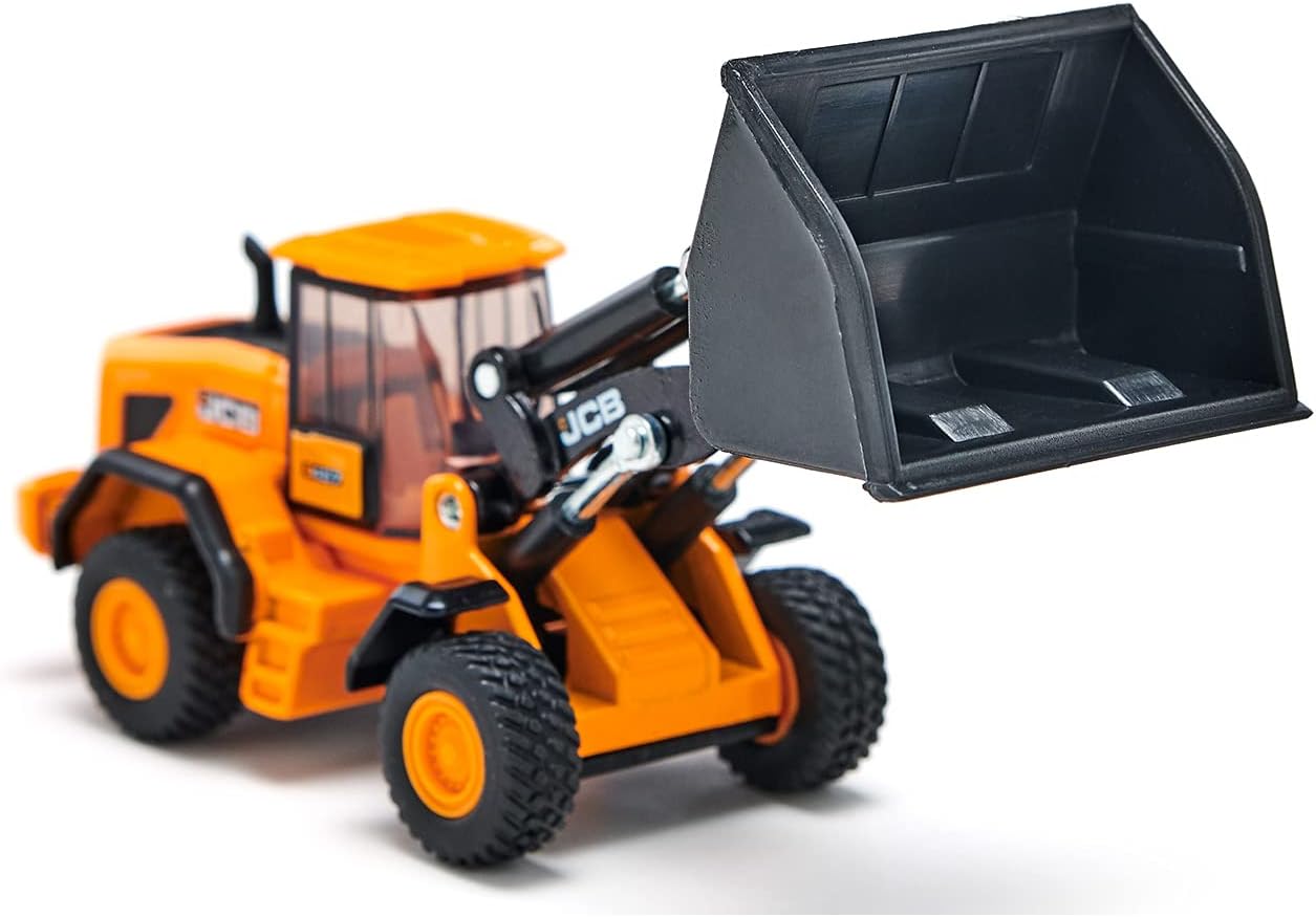 siku 1789, JCB 457 WLS Wheel Loader, Toy Model, 1:87, Metal,Plastic, Yellow,Black, Articulated joint, Movable bucket