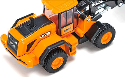 siku 1789, JCB 457 WLS Wheel Loader, Toy Model, 1:87, Metal,Plastic, Yellow,Black, Articulated joint, Movable bucket