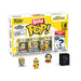 Funko Bitty Pop!: Minions Mini Collectible Toys 4-Pack - Roller Skating Stuart, Pajama Bob, Kung Fu Kevin, & Mystery Chase Figure (Styles May Vary