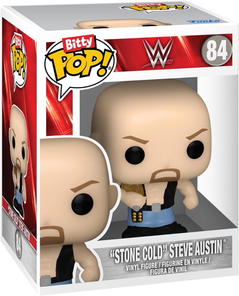 Funko Bitty POP!: WWE - Dusty Rhodes, Bitty Pop! Jerry Lawler®, Bitty Pop! Ric Flair, and a mystery Bitty Pop! figure - 0.9 Inch (2.2 Cm) Collectable - Gift Idea - Cake Topper