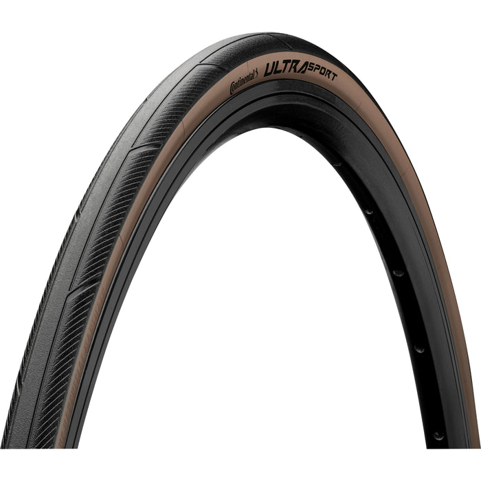 Continental Ultra Sport III Tyre Foldable Puregrip Compound 2022 Black/Brown 700X28C