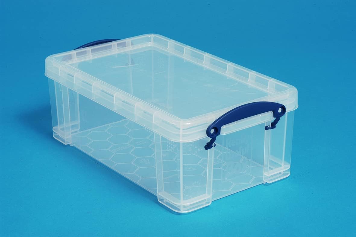 Really Useful Plastic Storage Box 9 Litre Clear
