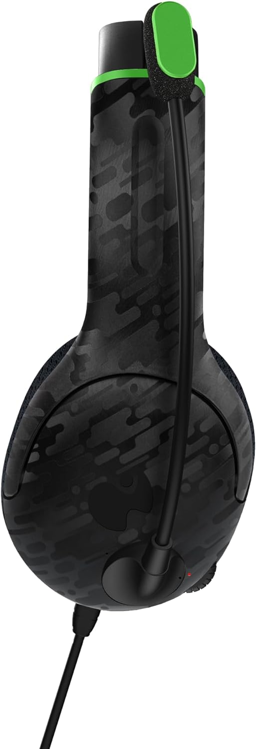 PDP - Casque de jeu stéréo filaire Airlite Neon Carbon pour Xbox Series X|S, Xbox One et Windows 10/11