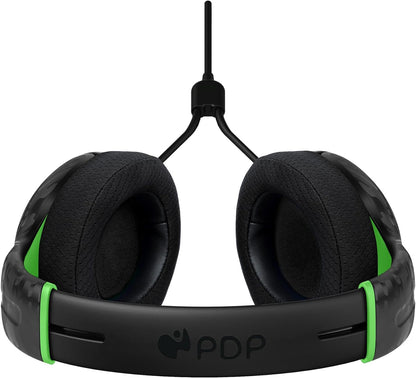 PDP - Casque de jeu stéréo filaire Airlite Neon Carbon pour Xbox Series X|S, Xbox One et Windows 10/11