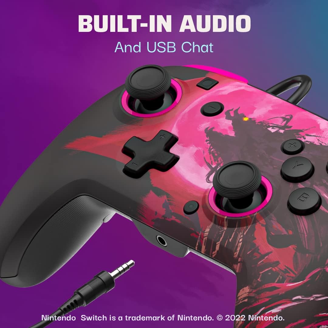 PDP Rematch Wired controller Calamity Ganon Nintendo Switch Ganon Pink
