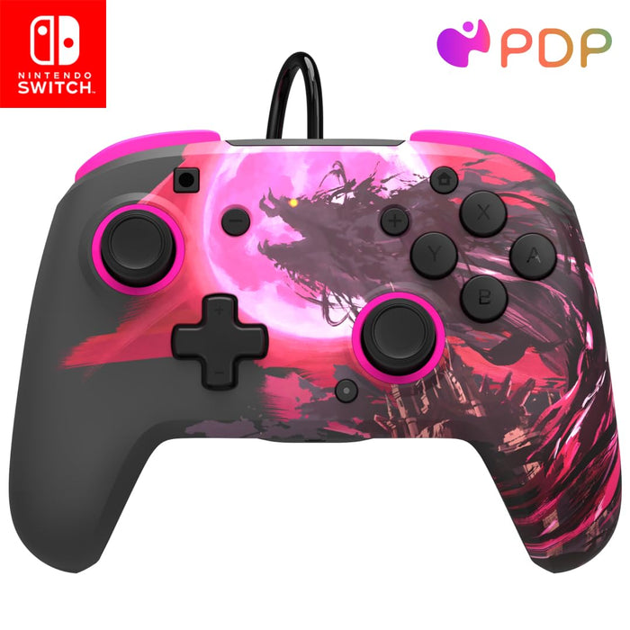 PDP Rematch Wired controller Calamity Ganon Nintendo Switch Ganon Pink