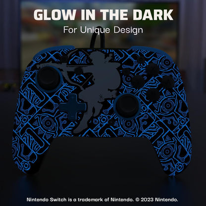 PDP Rematch GLOW Wired Controller Link