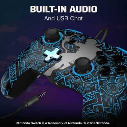 PDP Rematch GLOW Wired Controller Link
