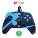 PDP Gaming REMATCH GLOW Enhanced Wired Controller Licensed for Xbox Series X|S/Xbox One/PC/Windows, Mappable Back Buttons, Advanced Customizable App - Blue Tide (Glow in the Dark) Controller Blue Tide (Glow in the Dark
