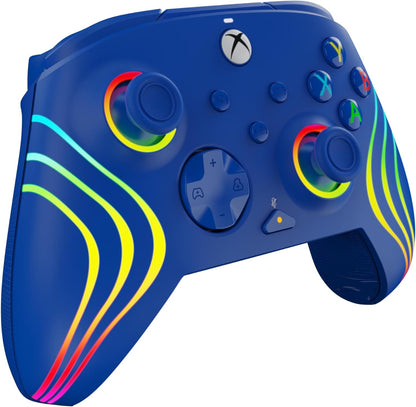 PDP Xbox Afterglow Wave Wired Controller Blue