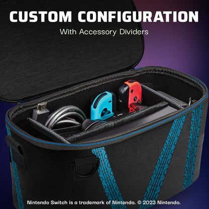 PDP Overnight Case GLOW Mario Kart Drift Nintendo Switch Custom Black