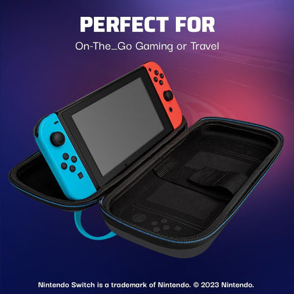 PDP Overnight Case GLOW Mario Kart Drift Nintendo Switch Custom Black