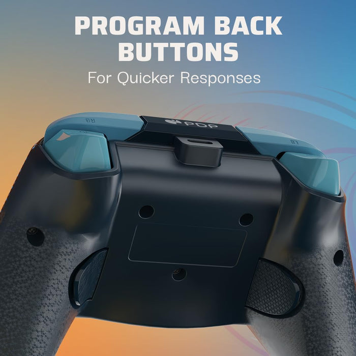 PDP - Bundle Casque de jeu stéréo filaire Airlite Blue Tide + Manette de jeu filaire REMATCH Blue Tide pour Xbox Serie